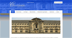 Desktop Screenshot of canterburylaw.bm